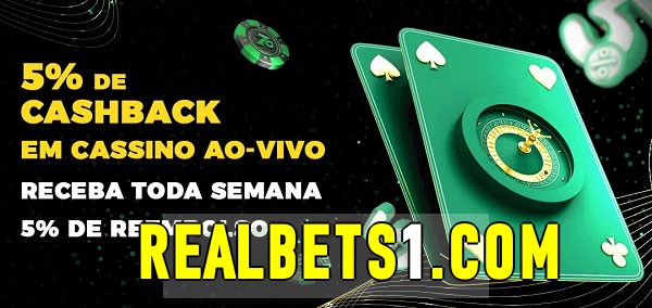 Promoções do cassino ao Vivo realbets